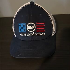 Vineyard Vines Navy Trucker Hat